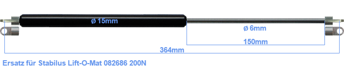 Stabilus Lift-O-Mat 082686