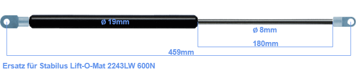 Stabilus Lift-O-Mat 2243LW
