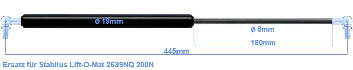 Stabilus Lift-O-Mat 2639NQ