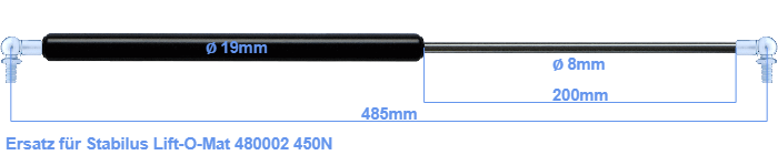 Stabilus Lift-O-Mat 480002