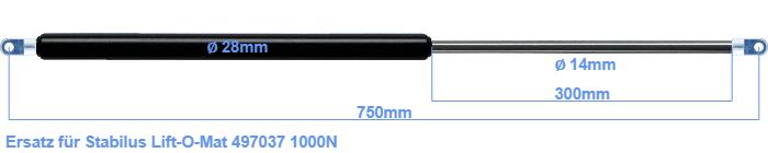 Stabilus Lift-O-Mat 497037