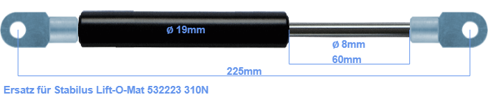 Stabilus Lift-O-Mat 532223