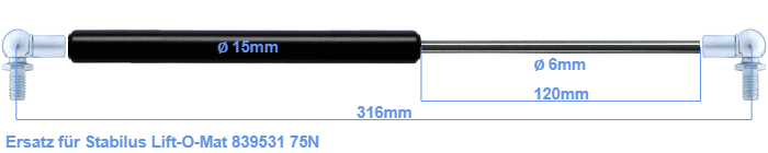 Stabilus Lift-O-Mat 839531