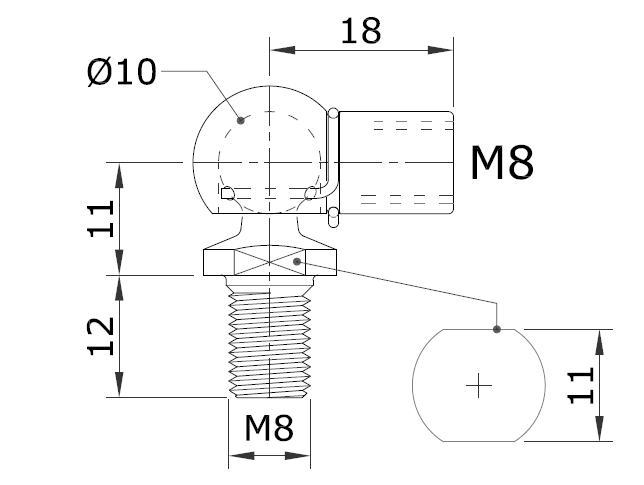 Ersatz für Stabilus Lift-O-Mat 586302 0340N 