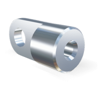 M5 Gelenkauge 20mm (Stärke 3mm, Loch 6.1mm)